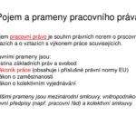 Pracovní právo prameny
