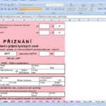 Přiznání k dani z příjmů fyzických osob vzor