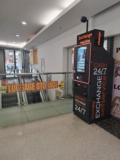 Exchange cash-to-cash automat